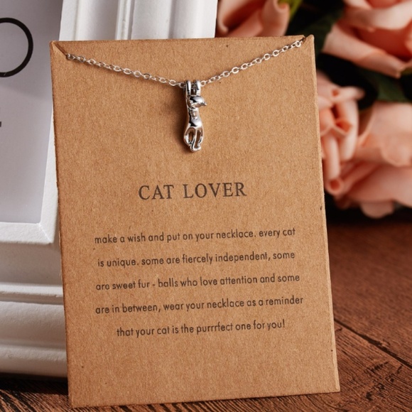 Urban Outfitters Jewelry - Cute Cat Lover Gold/Silver Layering Charm Necklace